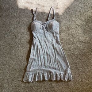 Wallflower Blue Padded Cup Sweetheart Dress